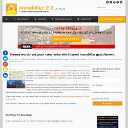 10 themes wordpress pour créer votre site internet immobilier gratuitement