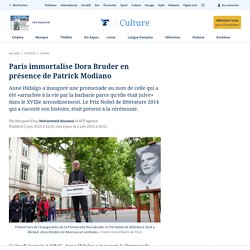 Paris immortalise Dora Bruder en présence de Patrick Modiano