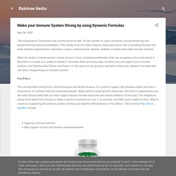 Make your Immune System Strong by using Dynamic Formulas