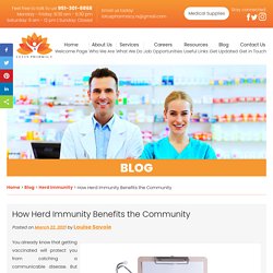 How Herd Immunity Benefits the Community