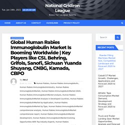 Key Players like CSL Behring, Grifols, Sanofi, Sichuan Yuanda Shuyang, CNBG, Kamada, CBPO – National Gridiron League