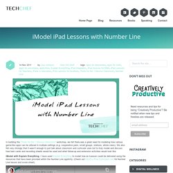 iModel iPad Lessons with Number Line