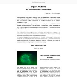 Impact Art News n°10, Art and Anthropocene