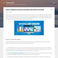 Impact of Digitized Learning оn the Modern-Day World оf Tеасhing