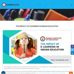 The Impact Of eLearning In Indian Education