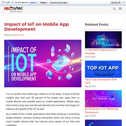 Impact of IoT on Mobile App Development