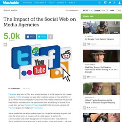 The Impact of the Social Web on Media Agencies