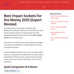 Best Impact Sockets For the Money in 2019- Review & Buying Guide