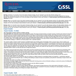 Impact Studies - CISSL