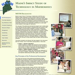 MISTM - Maine's Impact Study of Technology in Mathematics