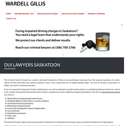 Impaired Driving Charges Saskatoon