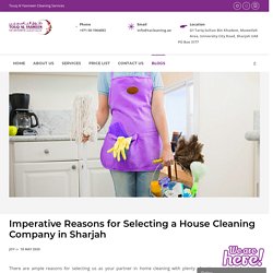 Imperative Reasons for Selecting a House Cleaning Company in Sharjah