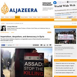 Imperialism, despotism, and democracy in Syria