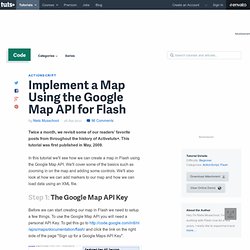 Implement a Map Using the Google Map API for Flash