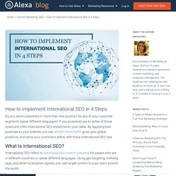 How to Implement International SEO in 4 Steps