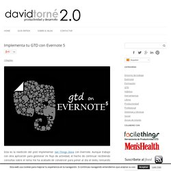 Implementa tu GTD con Evernote 5