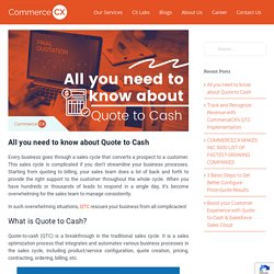 All you need to know about Quote to Cash
