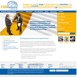 The CSR Company - Consultancy Services on SR Strategy