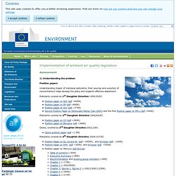 Implementation of ambient air quality legislation - Environment - European Commission - Waterfox
