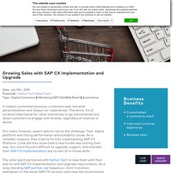 Upgrade SAP CX Omnichannel Solution