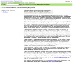 5-Ms-to-Remember-for-a-Successful-Marketing-Assignment - wmixnet is a implementation of Variationnal EM estimation on Stochastic Block Model Graphs for various prbabilities laws. Jean-Benoist Leger