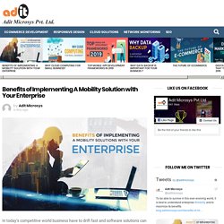 Benefits of Implementing A Mobility Solution with Your Enterprise: