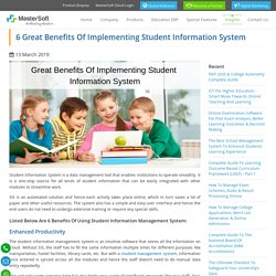 Benefits Of Implementing Student Information System