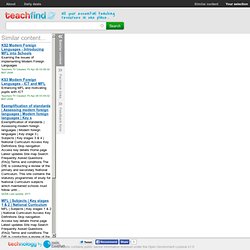 MFL - Implementing the Group Talk Initiative and Other Strategies