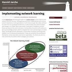 implementing network learning