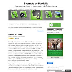 Implementing Evernote school-wide