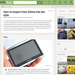 How to Import from China into the USA: 9 Steps