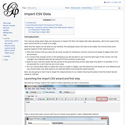 Import CSV Data - Gephi:Wiki