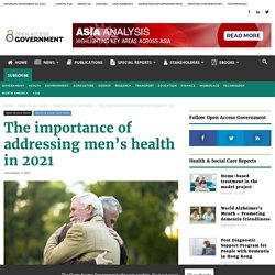 The importance of addressing men's health in 2021