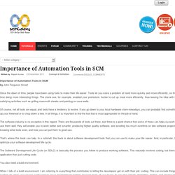 The Importance of Automation Tools in SCM