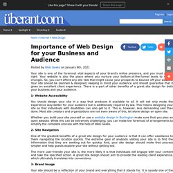 Importance of Web Design for your Business and Audience