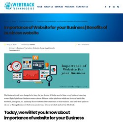 Importance of Website for your Business