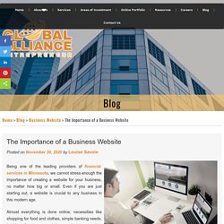 The Importance of a Business Website