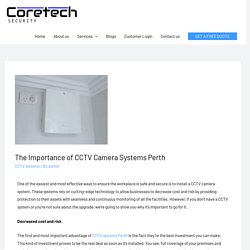 The Importance of CCTV Camera Systems Perth