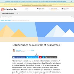 L’importance des couleurs et des formes