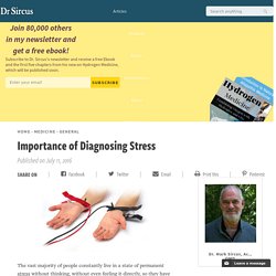 Importance of Diagnosing Stress
