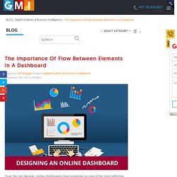 The Importance of Flow Between Elements in a Dashboard - Official GMI Blog