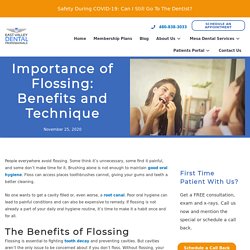 Importance of Flossing: Benefits and Technique
