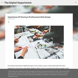 Importance Of Having A Professional Web Design