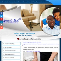 A Happy Life at Home: How to Make a House Less Prone to Falls and Accidents for Seniors