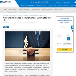 Importance of Life Insurance: Why Life Insurance Is Important at Every Stage of Life - Aegon Life
