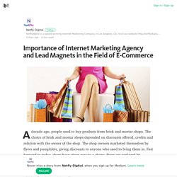 Importance of Internet Marketing Agency and Lead Magnets in the Field of E-Commerce