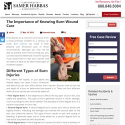 The Importance of Knowing Burn Wound Care - Samer Habbas