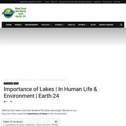 In Human Life & Environment