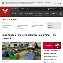 Importance of the school library in learning — the research