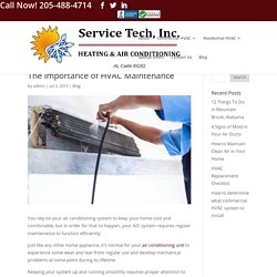 The Importance of HVAC Maintenance - Service Tech HVAC